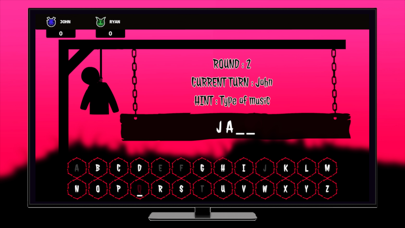 Hangman Cast Game screenshot 3