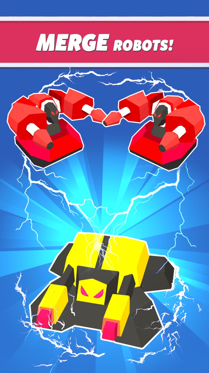 Merge Tower Bots Hack screenshot 2 - iOS game interface