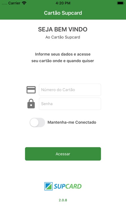 Cartão Supcard