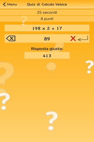 Quick Calculation Quiz screenshot 4