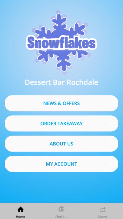 Snowflakes Dessert Bar