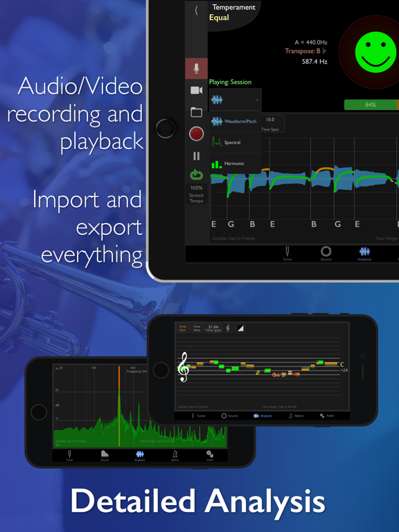 TonalEnergy Chromatic Tuner and Metronome screenshot