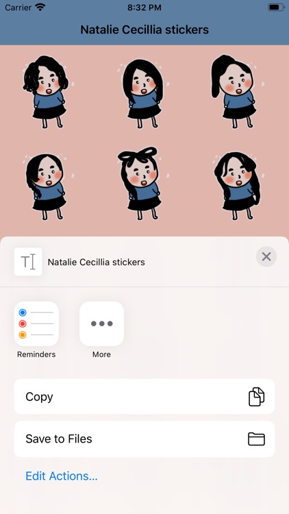 Natalie Cecillia stickers screenshot-3