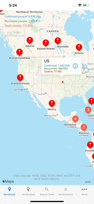 Coronavirus COVID Tracker(圖1)-速報App