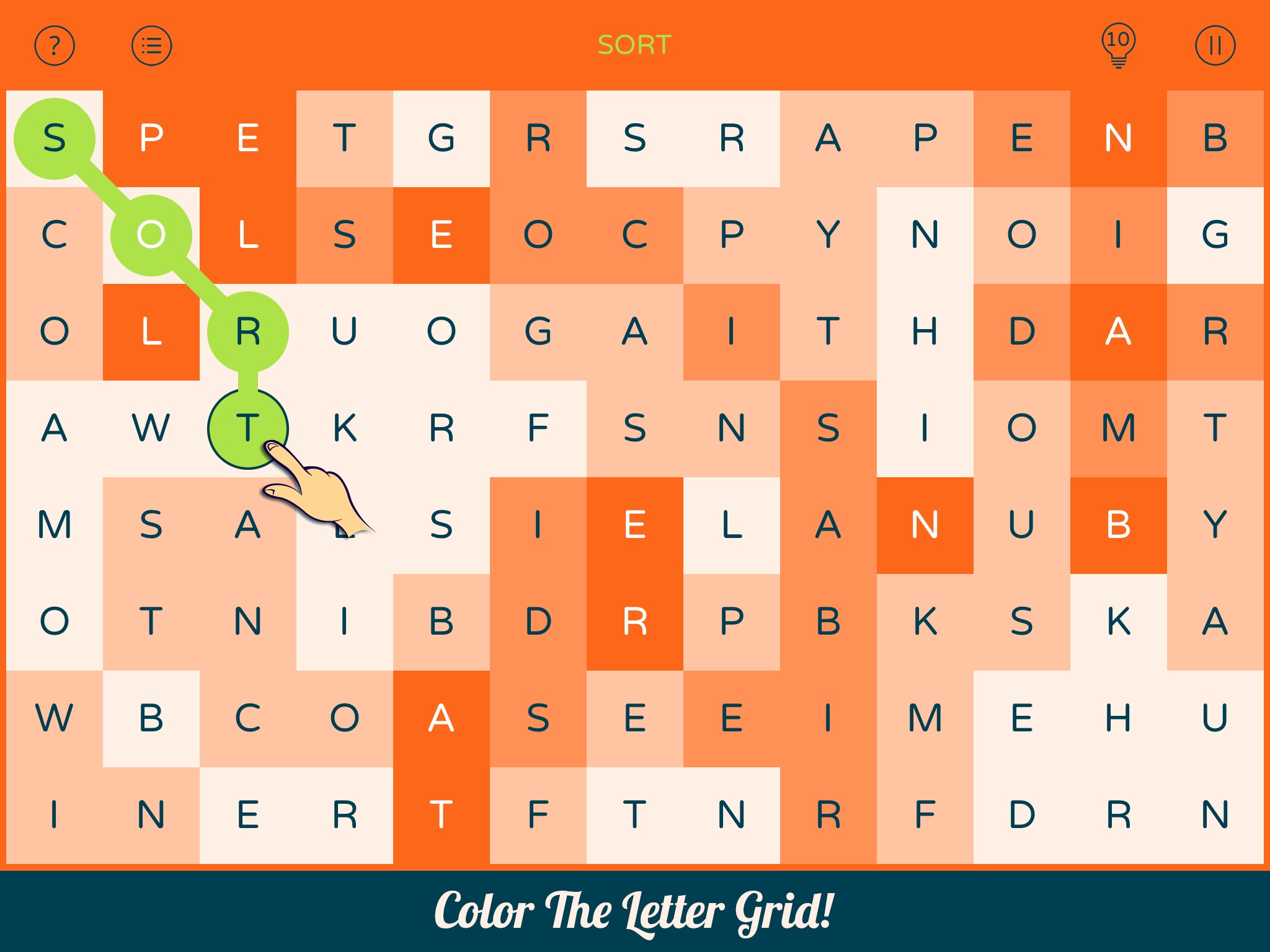 Spell Color : Unscramble Words screenshot 2