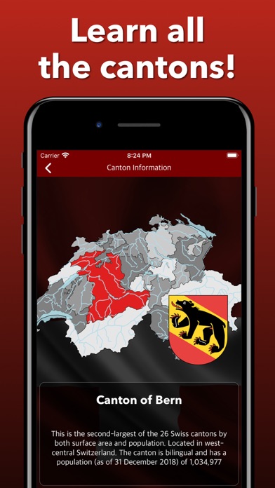 Swiss Cantons: Maps & Capitals screenshot 4