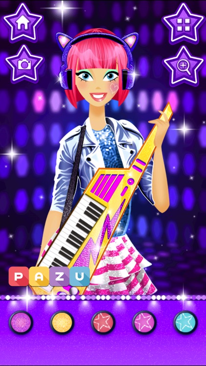 Makeup girls star dress up screenshot-3