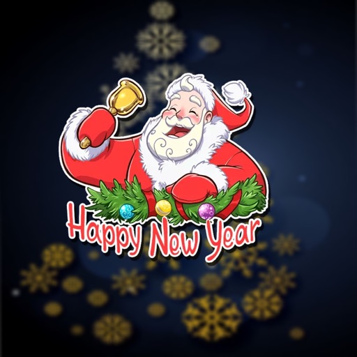 Santa Christmas Funny Stickers