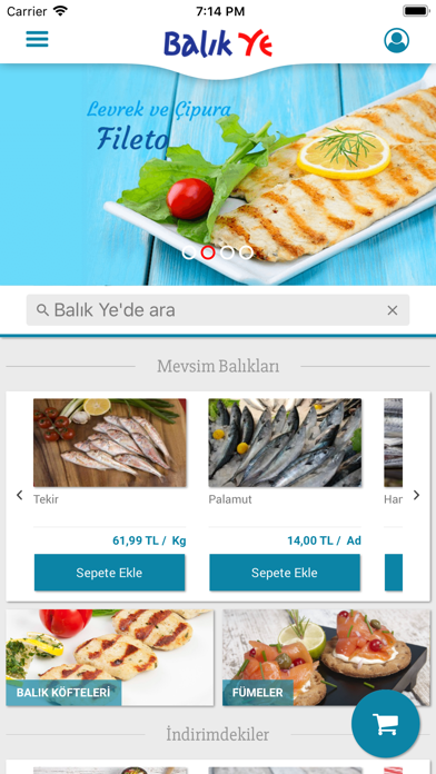BalıkYe - Online Balık Marketi screenshot 2