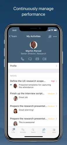 Screenshot 1 SuccessFactors iphone