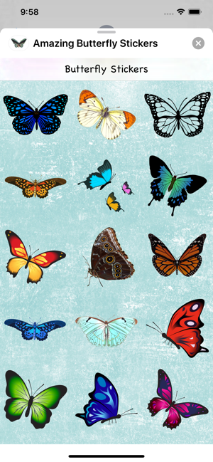 Amazing Butterfly Stickers(圖2)-速報App