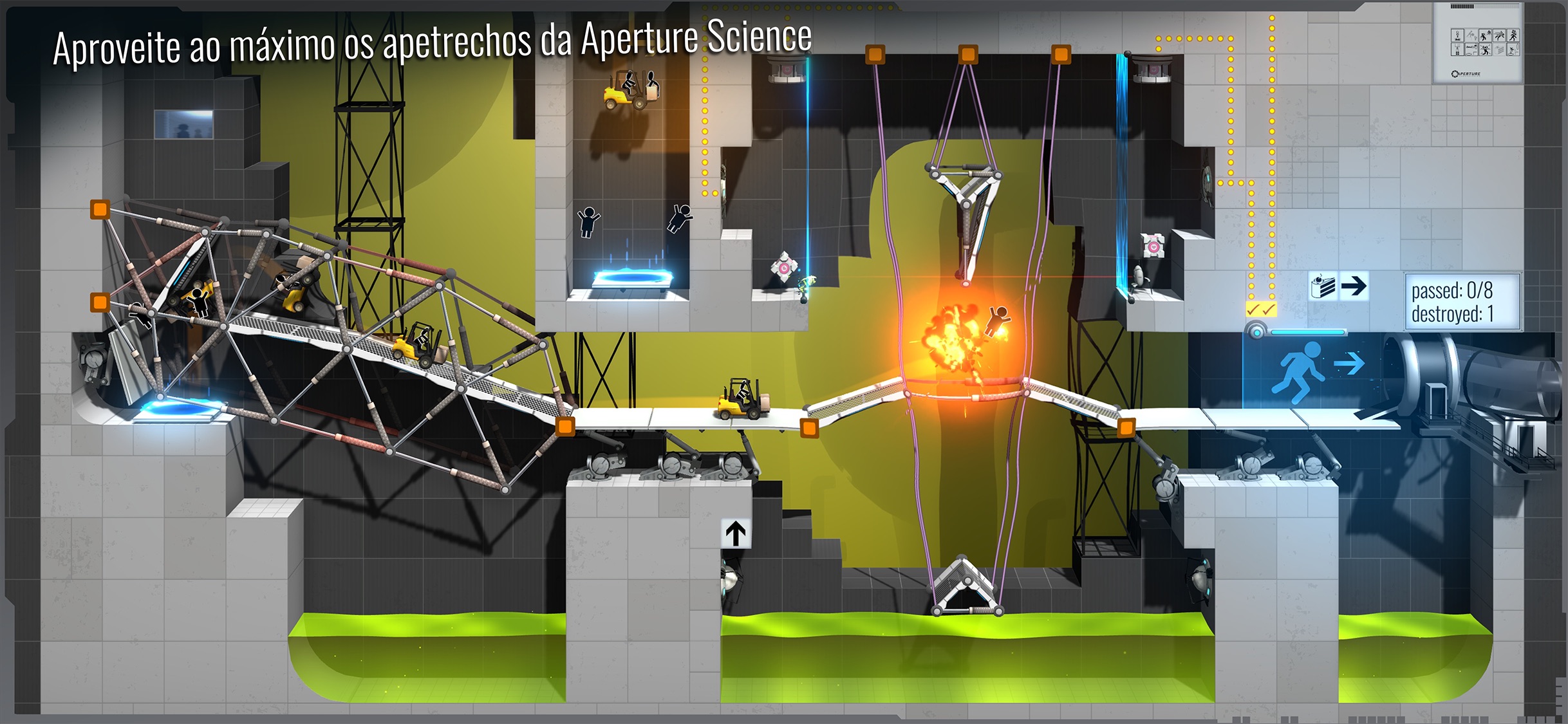 Screenshot do app Bridge Constructor Portal