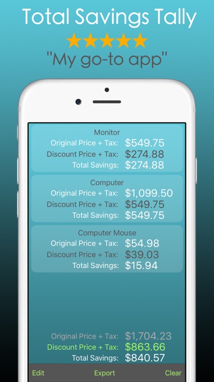 Discount Calculator % Off Sale