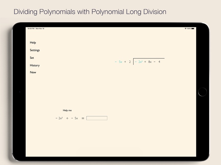 Polynomial Long Division screenshot-0