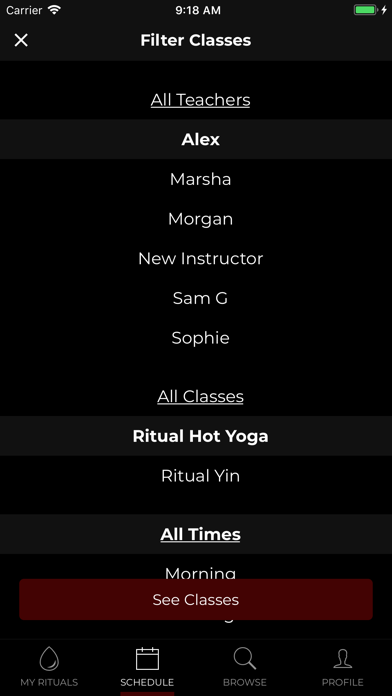 Ritual Hot Yoga Mobile screenshot 4