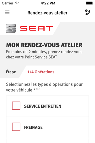 SEAT Service screenshot 3