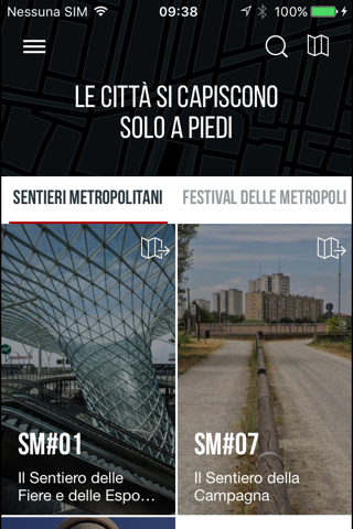 Sentieri Metropolitani screenshot 2
