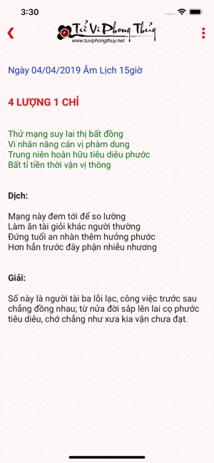 Tử Vi Lượng Chỉ(圖2)-速報App