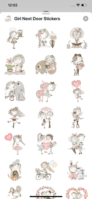 Girl Next Door Stickers(圖2)-速報App