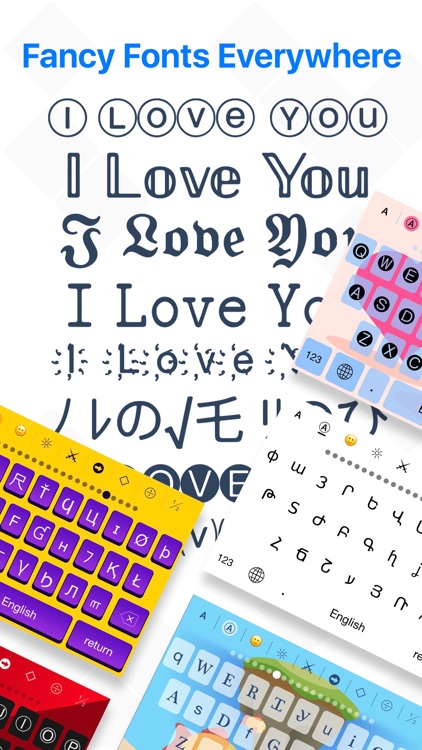Keyboard Characters & Symbols
