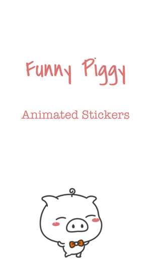 Funny Piggy Animated Stickers(圖1)-速報App