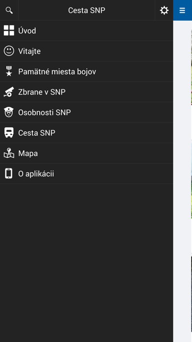 Cesta SNP screenshot 2