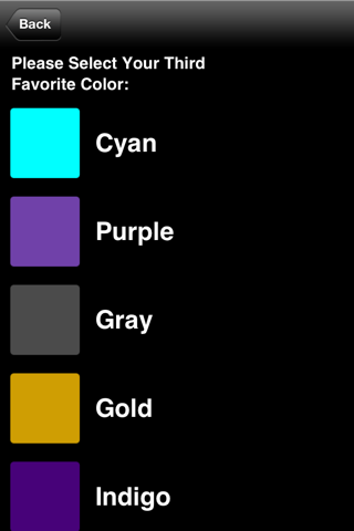 Color and Personality Tests screenshot 3