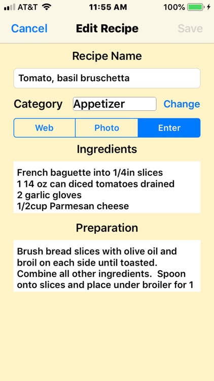 JustMyRecipes