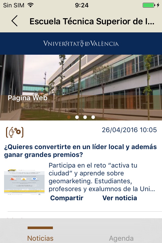 Universidad de Valencia screenshot 2
