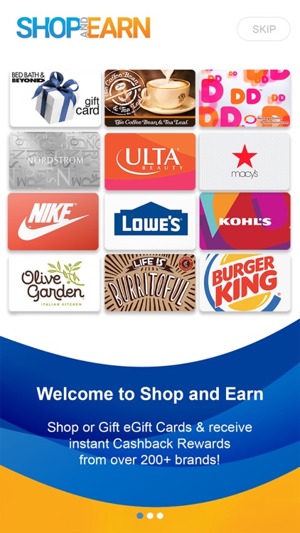 Shop and Earn Rewards