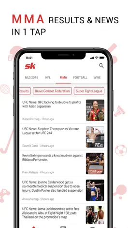 Game screenshot Sportskeeda: WWE & Cricket apk