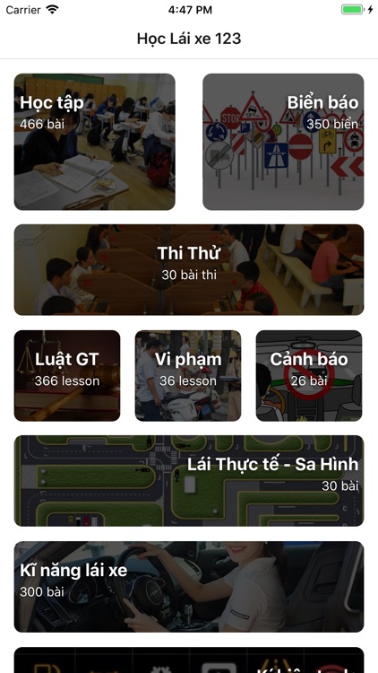 Ôn thi GPLX Học lái xe 450Câu