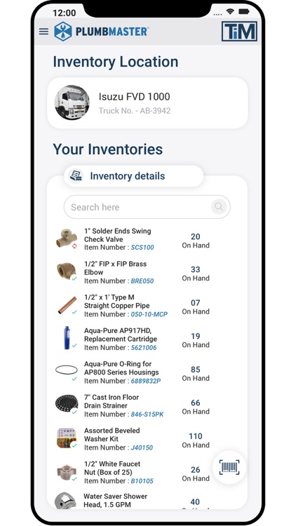 PlumbMaster Inventory Mgmt