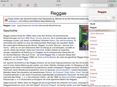 Wiki² - Wikipedia for iPad screenshot 3