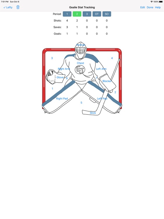 Goalie Stat Tracker screenshot-3