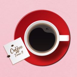 Coffee Breakfast Time Stickers
