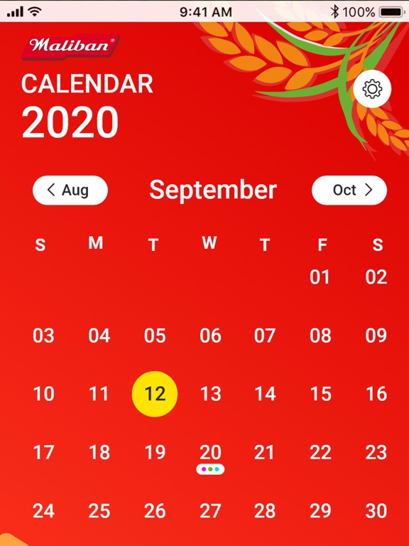 Maliban Calendar screenshot 4