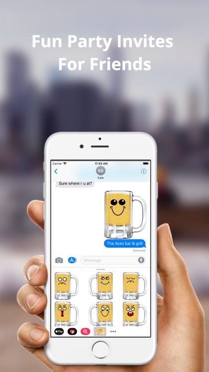 Cold Beer Emojis - Brew Text