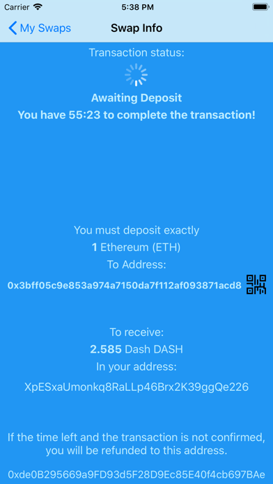 Exchange Cryptocurrency - Swap screenshot 4