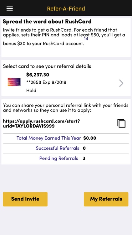 RushCard screenshot-4