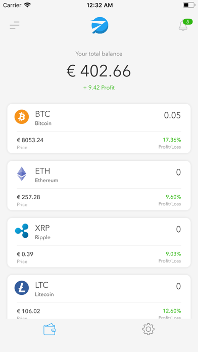 Bit7Pay Cryptocurrency Wallet screenshot 2