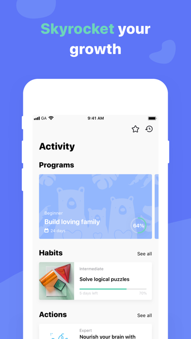 GrowApp — Self-Care Assistant screenshot 3