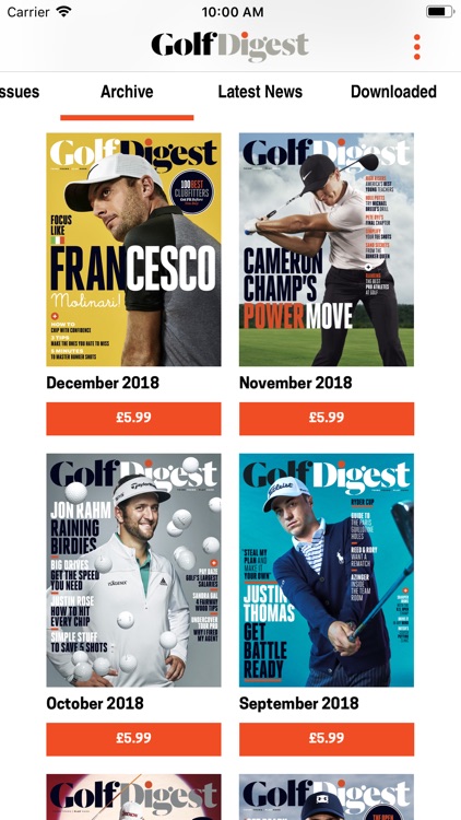 Golf Digest Magazine screenshot-3