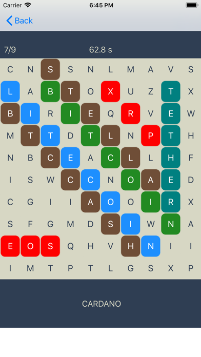 Crypto Word Search - Find Coin screenshot 2