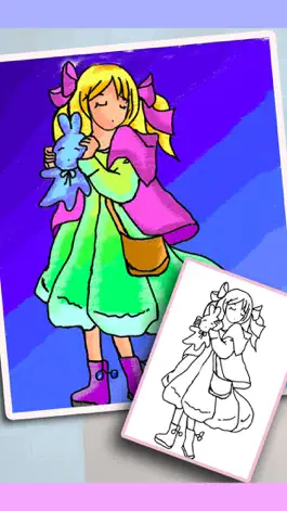 Game screenshot Bejoy Coloring Princess Fairy hack