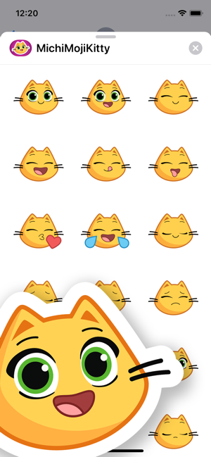 Michi Moji Kitty - Cat Emojis(圖4)-速報App