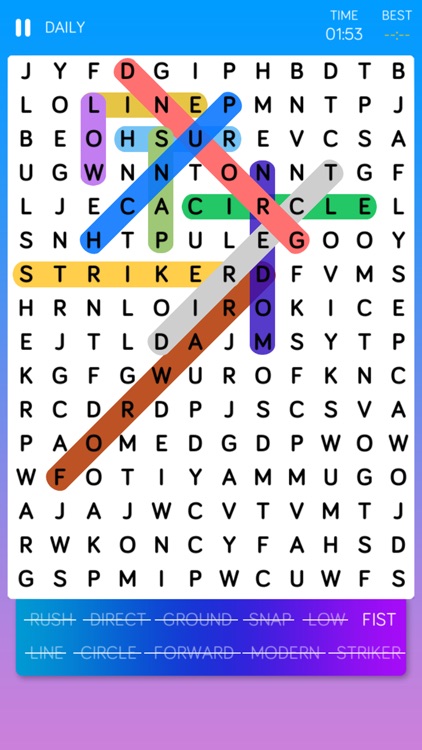 Word Search :Find Hidden Words by Fengjiao Xu