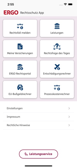 Ergo Rechtsschutz App Im App Store