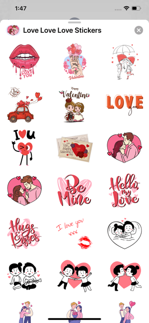 Love Love Love Stickers(圖1)-速報App