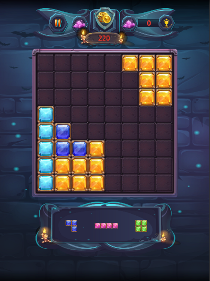 Xep hinh - xếp kim cương